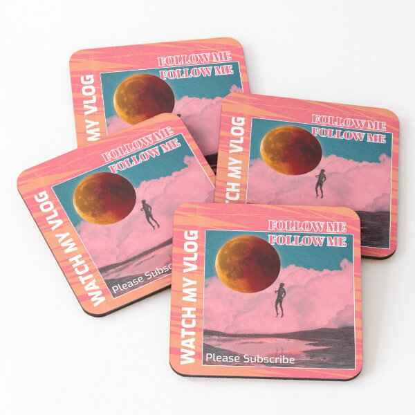 Item preview, Watch My Vlog Blood Moon designed and sold by DTEH.