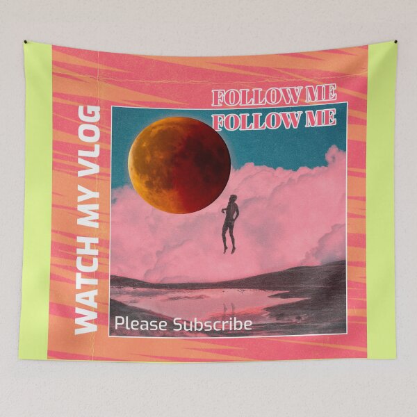 Item preview, Watch My Vlog Blood Moon designed and sold by DTEH.