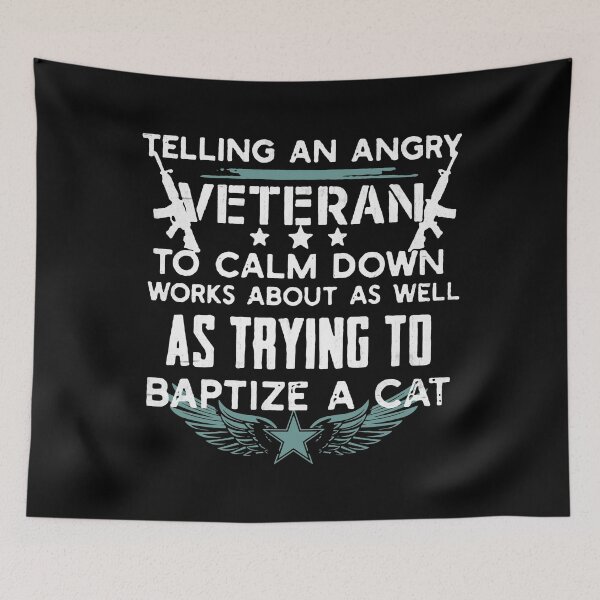 Item preview, Angry Veteran designed and sold by SoldMescaline.