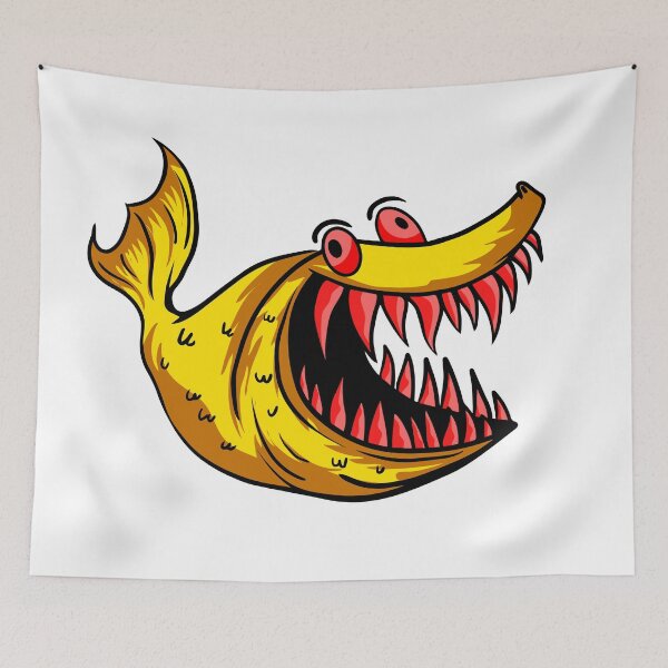 Item preview, Crazy Fish Monster Yellow Edition designed and sold by boopsblunt.