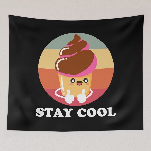 Item preview, Vintage Stay Cool Ice Cream Summer Kawaii designed and sold by wdyoungblood.