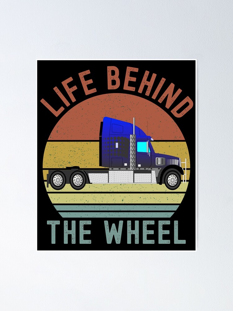 Life Behind The Wheel Funny No Gas Truck Meme Poster for Sale by