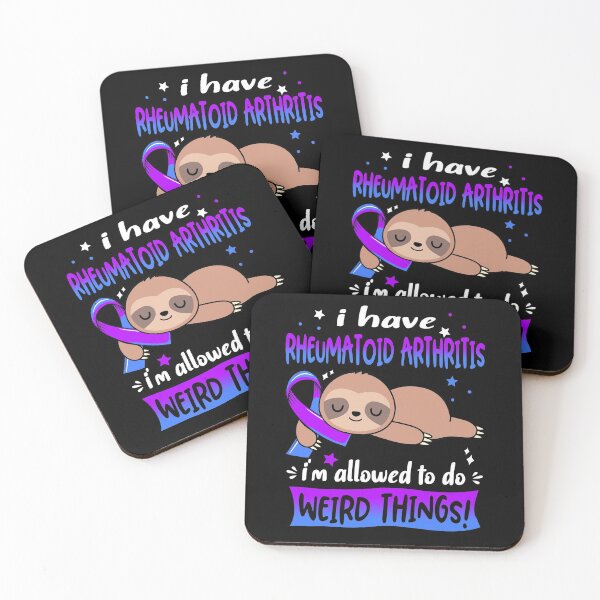 Item preview, Rheumatoid Arthritis Awareness Funny I have Rheumatoid Arthritis i'm allowed to do Weird Things! designed and sold by JanetShop809.