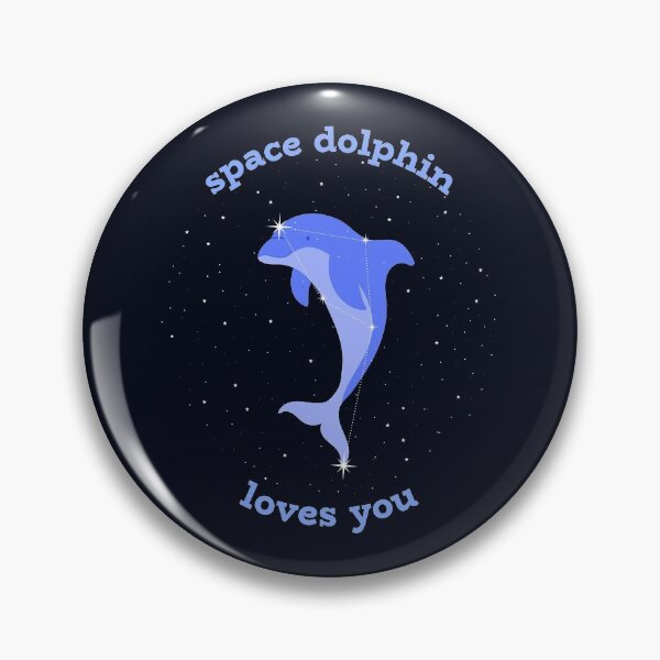 Item preview, Space Dolphin Loves You designed and sold by TreasureChestTs.