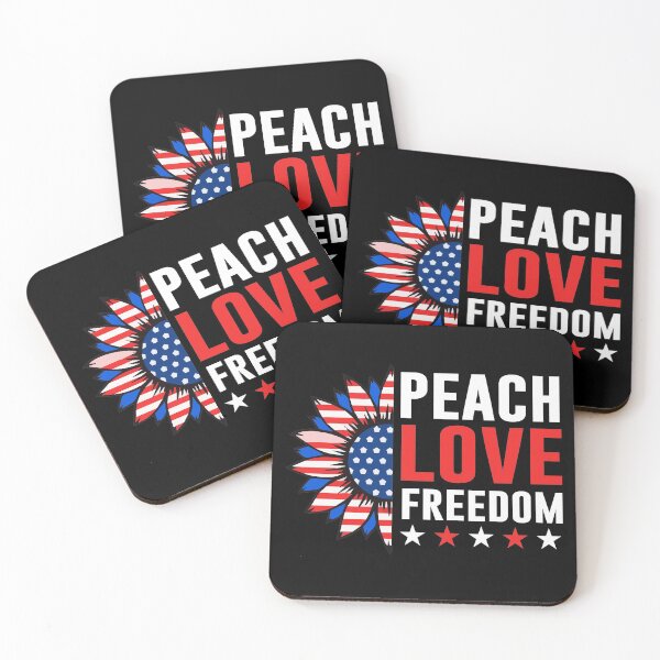 Item preview, Peach Love Freedom designed and sold by sriniboss758.