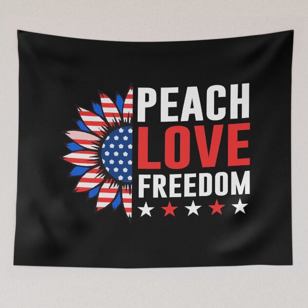 Item preview, Peach Love Freedom designed and sold by sriniboss758.