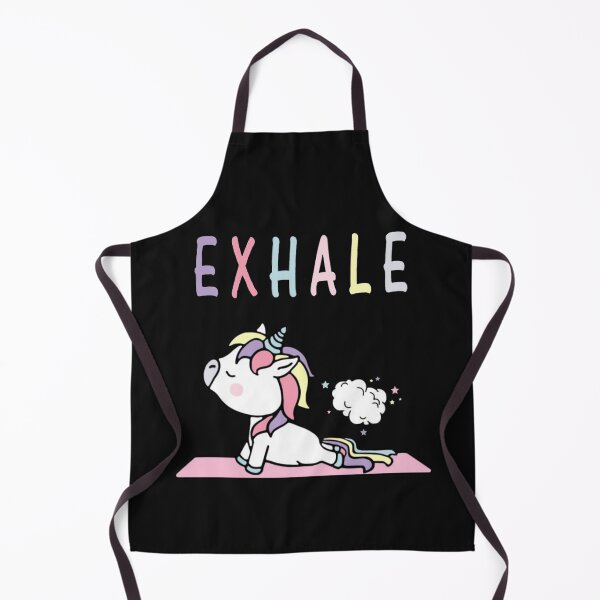 Item preview, Funny Unicorn Yoga Farting  Just Exhale designed and sold by NAESTOO.