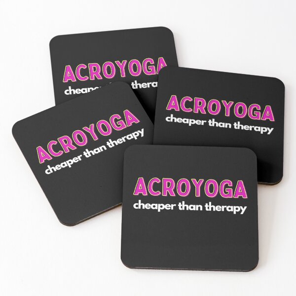 Item preview, AcroYoga Cheaper Than Therapy designed and sold by Crafty-Mornings.