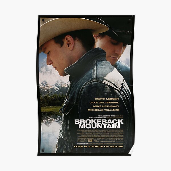 Poster Brokeback Mountain Redbubble
