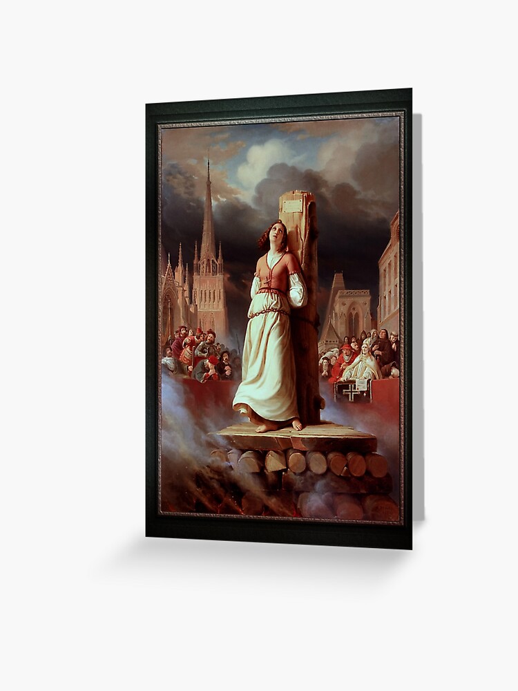 Joan of Arc's Death at the Stake by Hermann Stilke Classical Fine