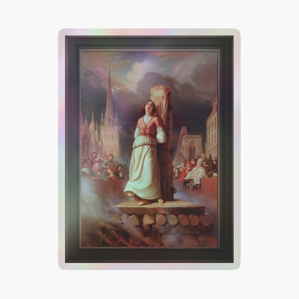 Joan of Arc's Death at the Stake by Hermann Stilke Classical Fine