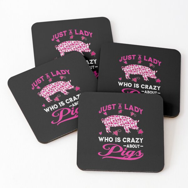 Item preview, Funny Pig Lovers Just A Lady Who Is Crazy About Pigs designed and sold by hinettiker.