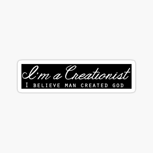 Item preview, Man Created God designed and sold by WFLAtheism.