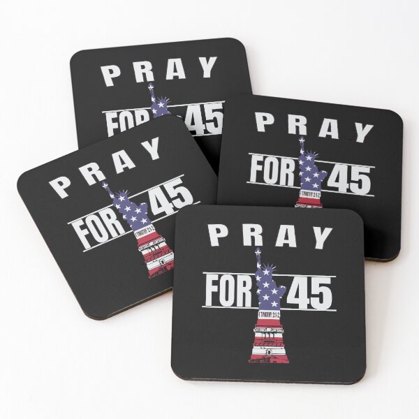 Item preview, Pray For 45 Distressed Liberty Flag Design designed and sold by learkemili.