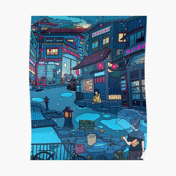Copie de paysage mignon Poster