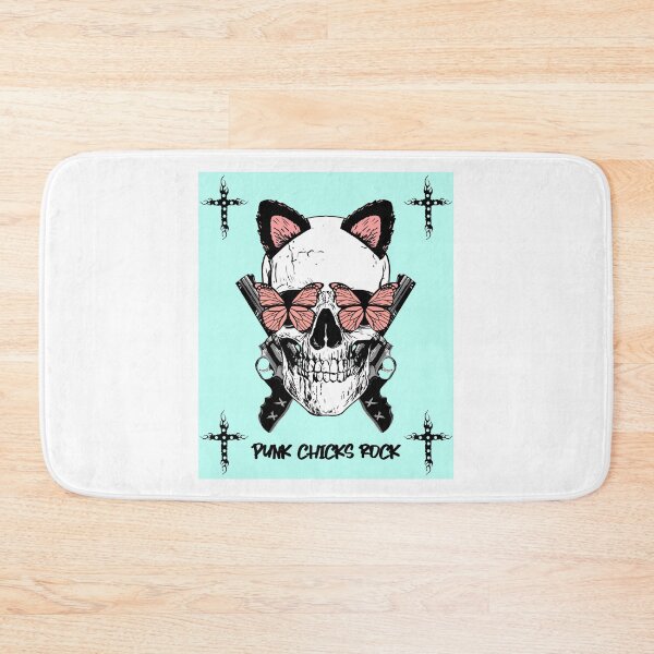 Item preview, Punk Chicks Rock - Classic Punk Skull designed and sold by Rocketman2017.