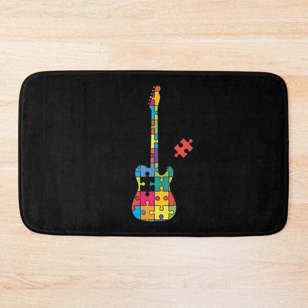 Artikelvorschau, Color Puzzle T-Style E-Gitarre Silhouette entworfen und verkauft von nightsworthy.