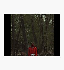 Red Teenage Melody Photographic Print