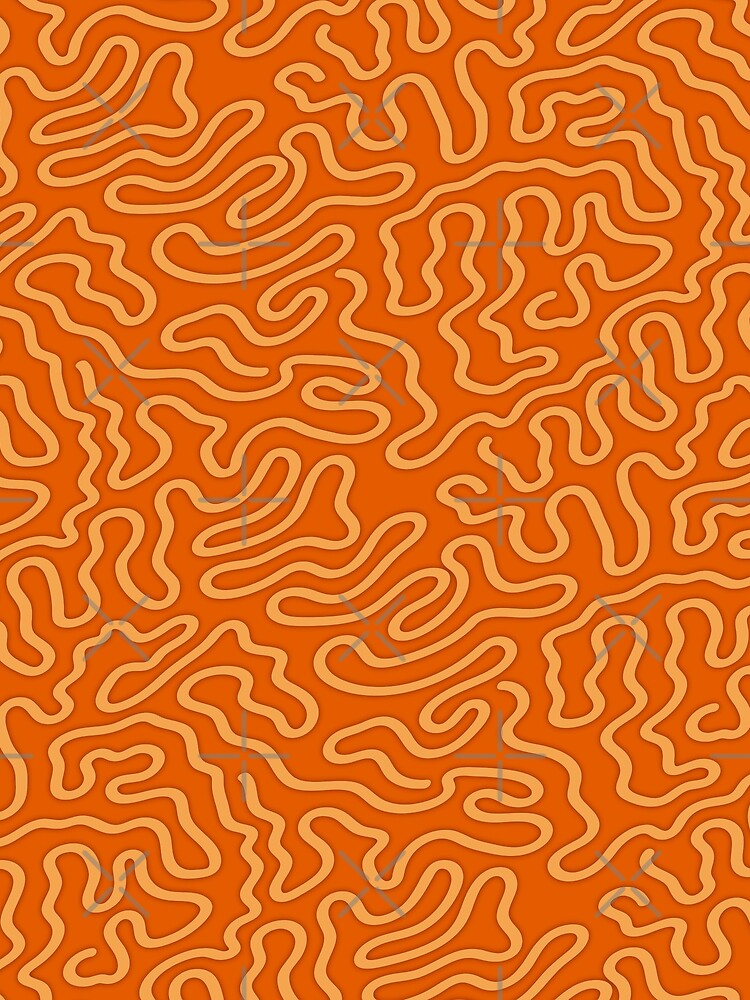 Thumbnail 3 of 3, Scarf, Orange Gradient, Abstract Pattern designed and sold by PATTERNLIX.