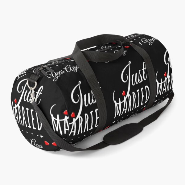 Item preview, Just Married 1 Year Ago - 1st Wedding Anniversary, 1 Year Anniversary Gift For Couple designed and sold by Mozaic Clothes.