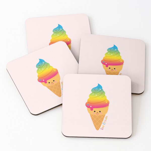 Item preview, rainbow ice cream designed and sold by bonnysunny.