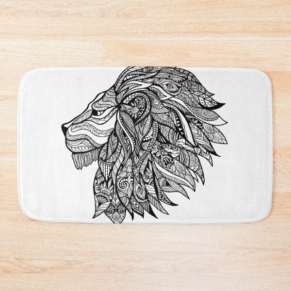 Item preview, Decorative lion head in a pattern designed and sold by Grapic-Man.
