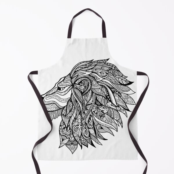Item preview, Decorative lion head in a pattern designed and sold by Grapic-Man.