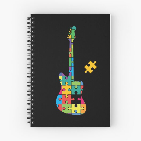 Item preview, Color Puzzle Offset Style Electric Guitar Silhouette designed and sold by nightsworthy.