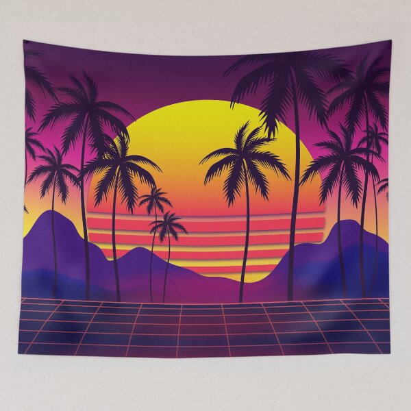 Item preview, Mesmerizing Sunset Synthwave designed and sold by MaiZephyr.