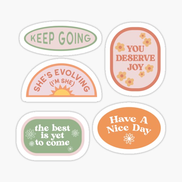 Fall Fun Motivational Stickers