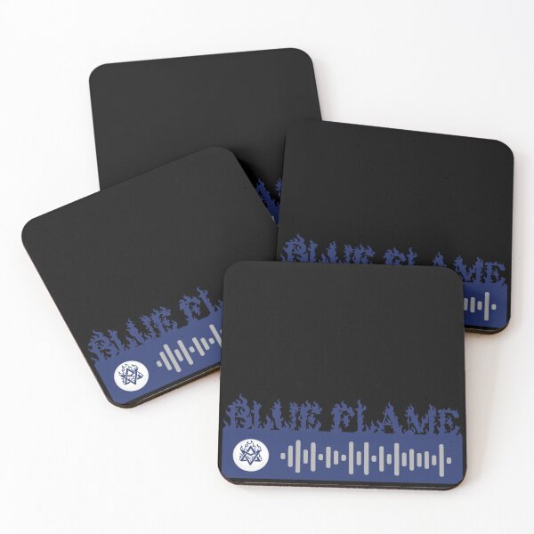 Item preview, ASTRO Blue Flame Spotify Code designed and sold by starklight.