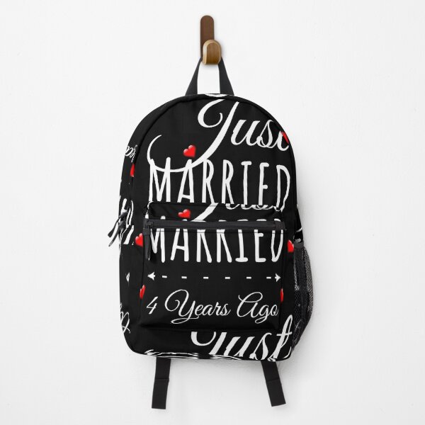 Item preview, Just Married 4 Years Ago - 4th Wedding Anniversary, 4 Years Anniversary Gift For Couple designed and sold by Mozaic Clothes.