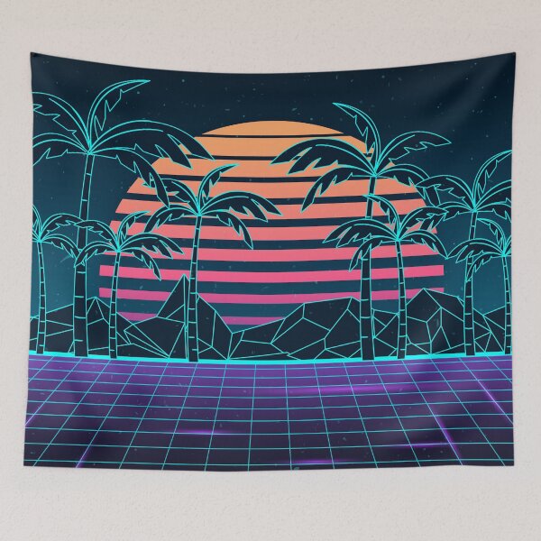 Item preview, 80s Loveliest Retrowave Sunset designed and sold by MaiZephyr.