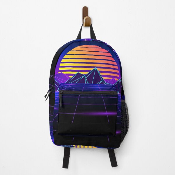 Dazzling Retrowave Sunset Backpack