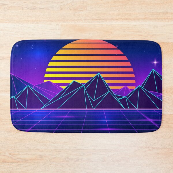 Item preview, Dazzling Retrowave Sunset designed and sold by MaiZephyr.