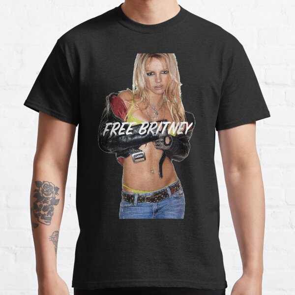 Britney Spears fan art, FREE BRITNEY mask, poster, tapestry, canvas tribute Classic T-Shirt