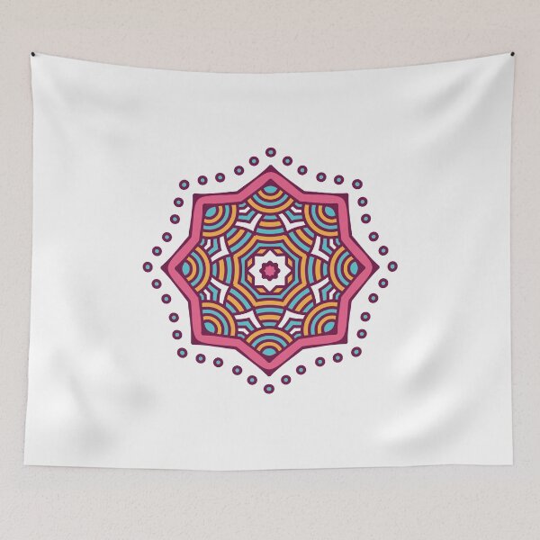 Item preview, Warm Mandala Sticker designed and sold by Grapic-Man.
