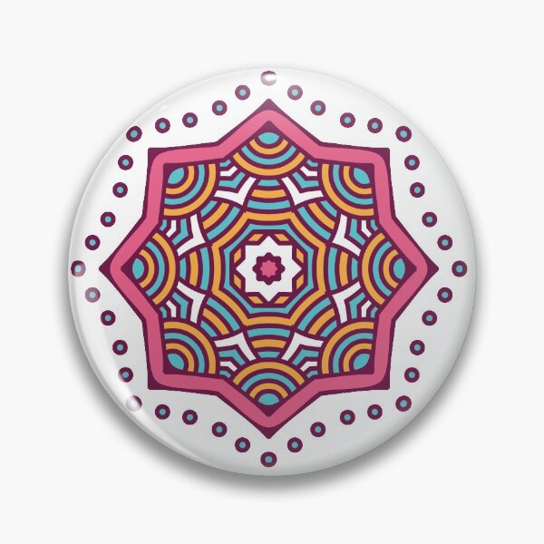 Item preview, Warm Mandala Sticker designed and sold by Grapic-Man.