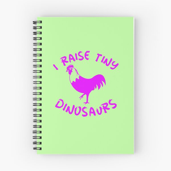 Item preview, I Raise Tiny Dinosaurs -funny chicken design in purple text designed and sold by katiekendall.