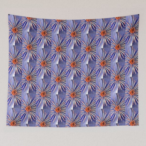 Item preview, blue red flower sprout designed and sold by Flowershop528.