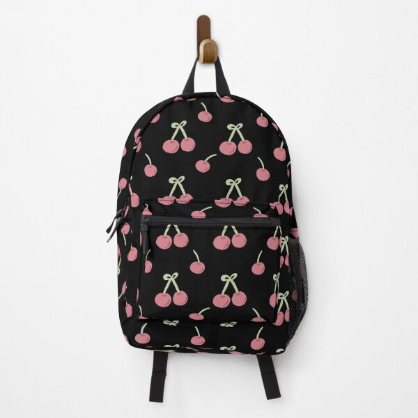 Item preview, Black Red Cherries Pattern designed and sold by cimong.