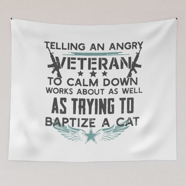 Item preview, Angry Veteran designed and sold by SoldMescaline.