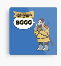 40-Yard Booo Metal Print