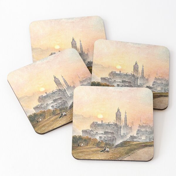 Item preview, Vintage Illustration of Edinburgh From Calton Hill designed and sold by yourscotland.