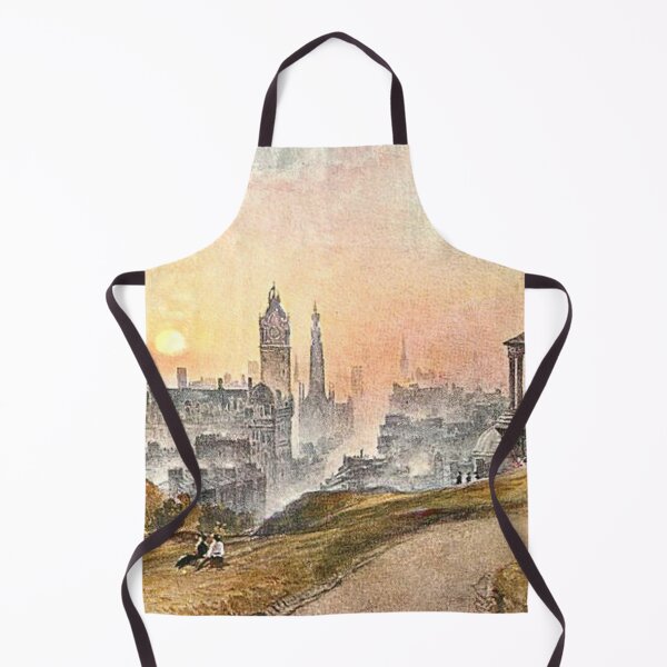 Item preview, Vintage Illustration of Edinburgh From Calton Hill designed and sold by yourscotland.