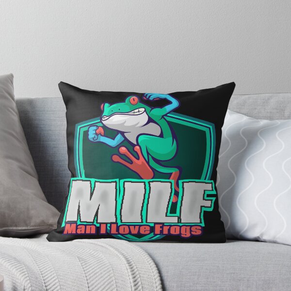 Item preview, Man I Love Frogs (MILF) designed and sold by dellcotech.