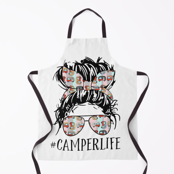 Item preview, Camping Life Messy Bun Hair Mother's Day 2021 Camping Lovers designed and sold by SuzyTanner.