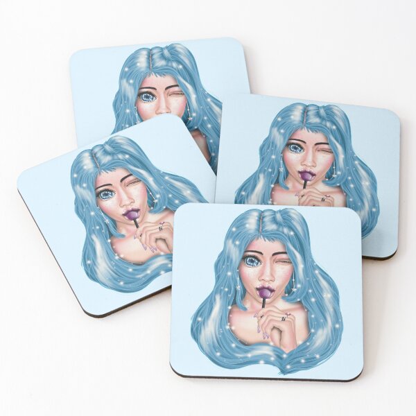 Item preview, Baby Blue Candy Girl  designed and sold by MissRebelArt.