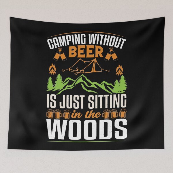 Item preview, Camping Without Beer designed and sold by sriniboss758.