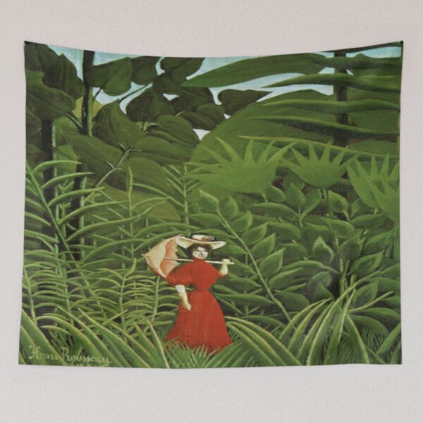 Item preview, Henri rousseau - Woman in Red in the Forest  designed and sold by Vivanne-art.